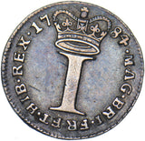 1784 Maundy Penny - George III British Silver Coin - Nice