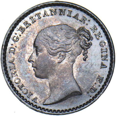 1850 Maundy Penny - Victoria British Silver Coin - Superb