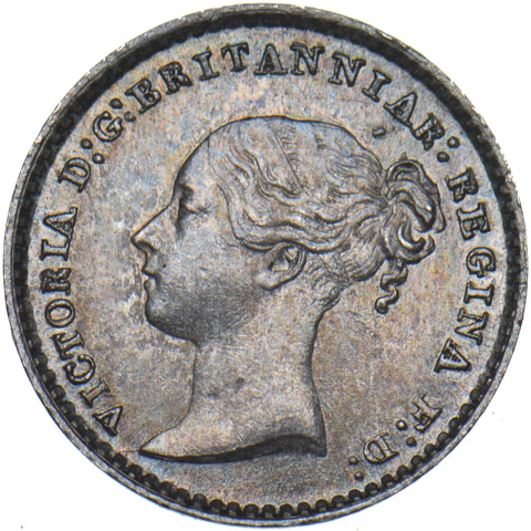 1862 Maundy Penny - Victoria British Silver Coin - Superb