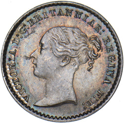 1866 Maundy Penny - Victoria British Silver Coin - Superb