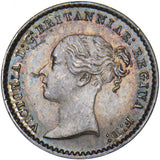 1866 Maundy Penny - Victoria British Silver Coin - Superb