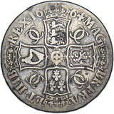 1664 Crown - Charles II British Silver Coin - Nice