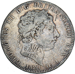 1820 Crown - George III British Silver Coin