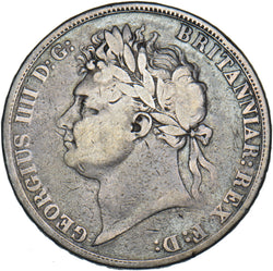 1821 Crown - George IV British Silver Coin