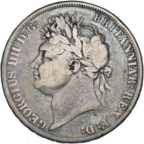 1821 Crown - George IV British Silver Coin