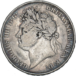 1821 Crown - George IV British Silver Coin