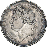 1821 Crown - George IV British Silver Coin