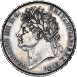 1821 Crown - George IV British Silver Coin - Very Nice
