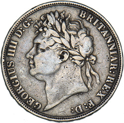 1821 Crown - George IV British Silver Coin