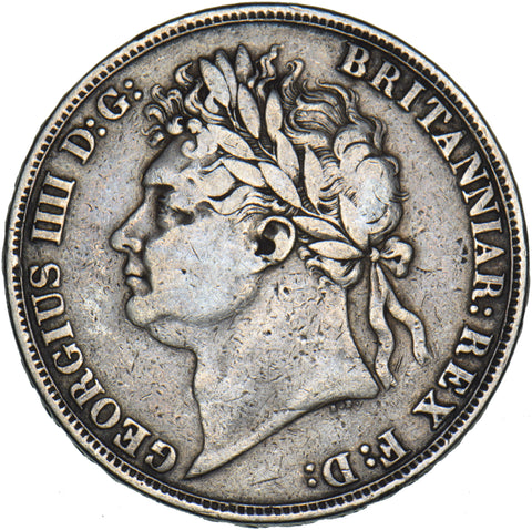 1821 Crown - George IV British Silver Coin