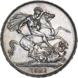 1821 Crown - George IV British Silver Coin - Very Nice