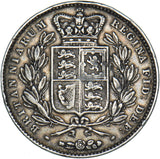 1845 Crown - Victoria British Silver Coin