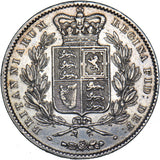 1845 Crown - Victoria British Silver Coin