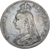 1888 Crown - Victoria British Silver Coin