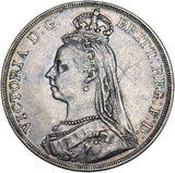 1889 Crown - Victoria British Silver Coin - Nice
