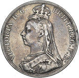 1889 Crown - Victoria British Silver Coin
