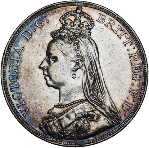 1889 Crown - Victoria British Silver Coin