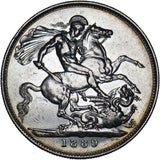 1889 Crown - Victoria British Silver Coin