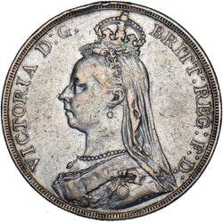 1889 Crown - Victoria British Silver Coin
