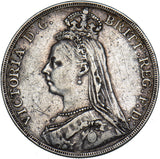 1891 Crown - Victoria British Silver Coin