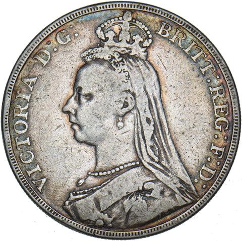 1892 Crown - Victoria British Silver Coin