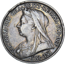 1893 LVI Crown - Victoria British Silver Coin