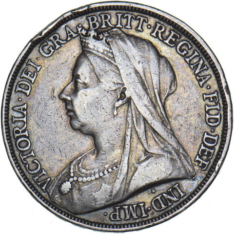 1893 LVI Crown - Victoria British Silver Coin