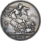 1893 LVI Crown - Victoria British Silver Coin