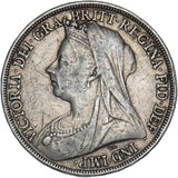 1896 LX Crown - Victoria British Silver Coin