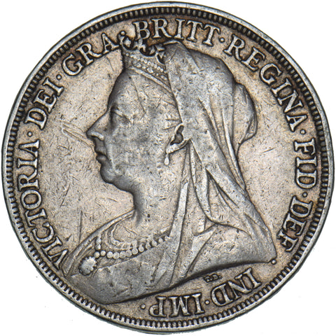 1896 LX Crown - Victoria British Silver Coin