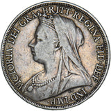 1896 LX Crown - Victoria British Silver Coin