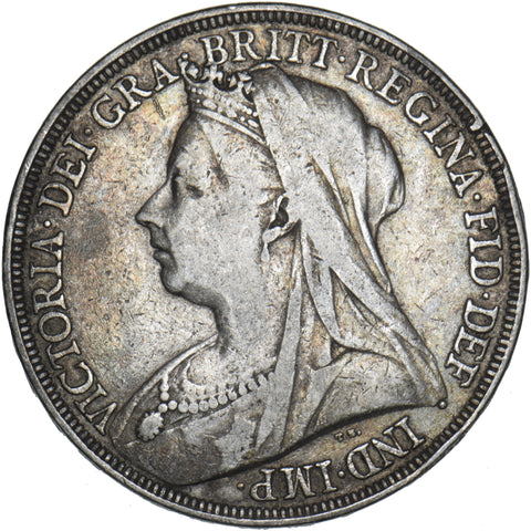 1897 LXI Crown - Victoria British Silver Coin