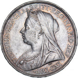 1897 LXI Crown - Victoria British Silver Coin - Very Nice