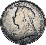 1898 LXI Crown - Victoria British Silver Coin