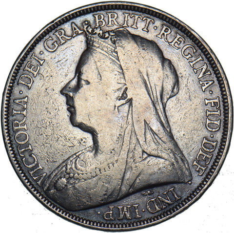 1898 LXI Crown - Victoria British Silver Coin