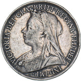 1898 LXII Crown - Victoria British Silver Coin