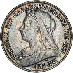 1899 LXIII Crown - Victoria British Silver Coin