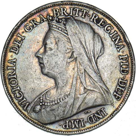 1899 LXIII Crown - Victoria British Silver Coin