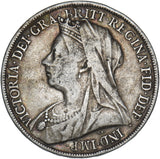1900 LXIV Crown - Victoria British Silver Coin