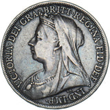 1900 LXIII Crown - Victoria British Silver Coin