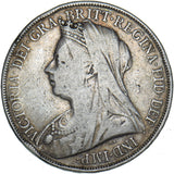 1900 LXIV Crown - Victoria British Silver Coin