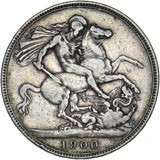 1900 LXIV Crown - Victoria British Silver Coin