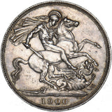 1900 LXIV Crown - Victoria British Silver Coin - Very Nice