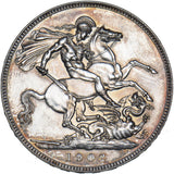 1902 Matt Proof Crown - Edward VII British Silver Coin - Superb