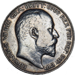 1902 Crown - Edward VII British Silver Coin