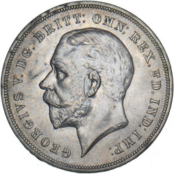 1935 Crown - George V British Silver Coin - Superb