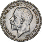 1935 Crown - George V British Silver Coin - Very Nice