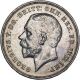 1935 Crown - George V British Silver Coin - Very Nice