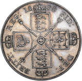 1888 Double Florin - Victoria British Silver Coin - Nice