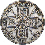 1889 Double Florin (Inverted 1) - Victoria British Silver Coin